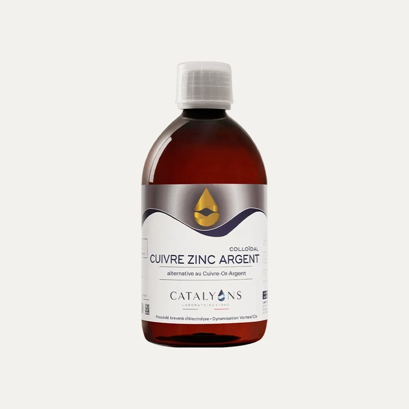 Cuivre - Zinc - Argent Colloïdal - Oligo-éléments