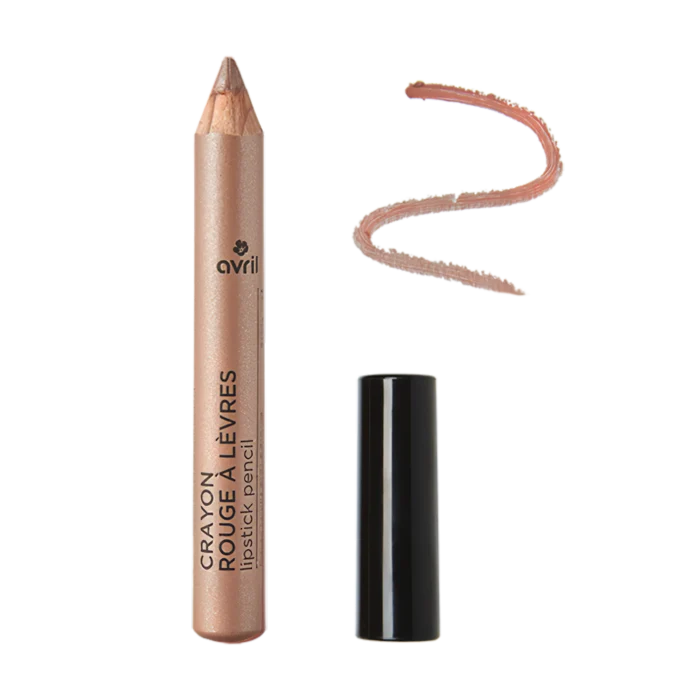 Crayon rouge à lèvres Sable rosé nacré COSMOS Organic
