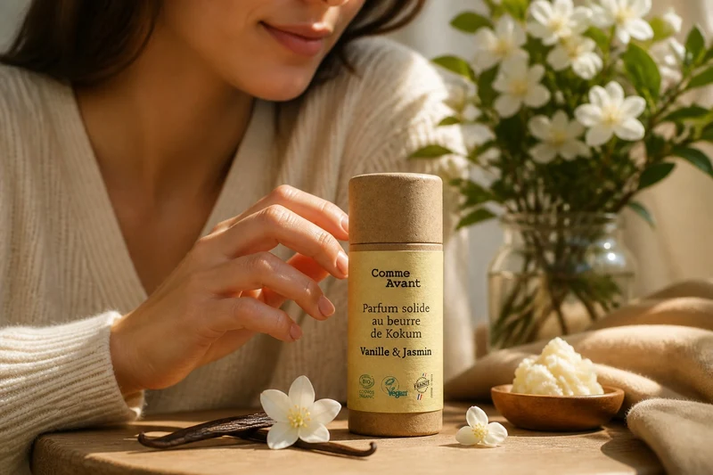 Parfum solide au beurre de kokum - Comme Avant