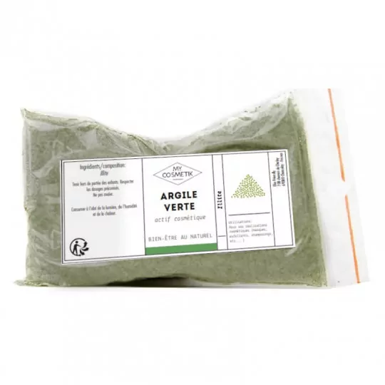 Argile Verte Surfine 50 g – Extraite en France – My Cosmetik