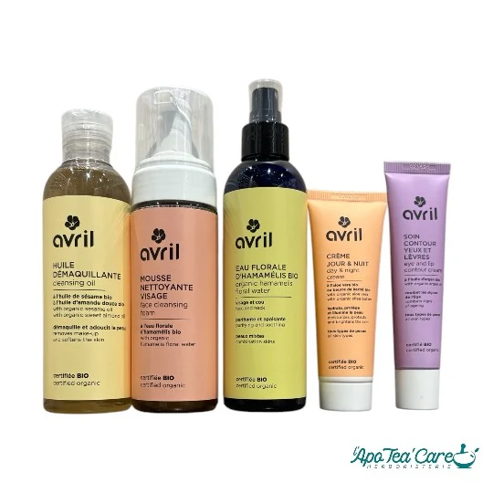 Pack Routine Beauté Complète Certifiée Bio Avril Cosmétiques