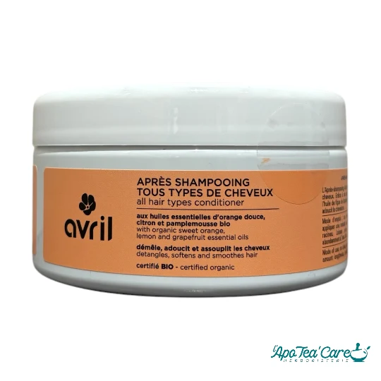 Après-Shampooing Bio Avril | Tous Types de Cheveux