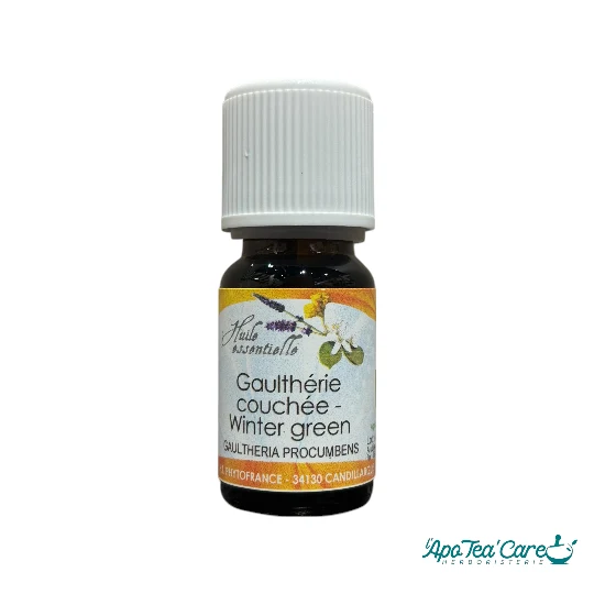 Huile Essentielle Gaulthérie Couchée 10ml Bio - Douleurs Musculaires et Articulaires