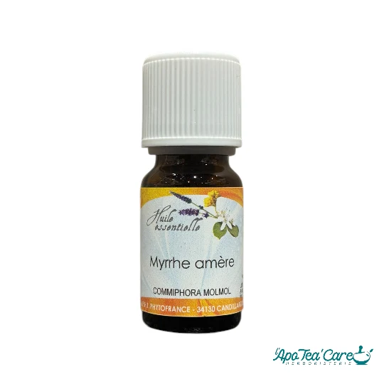 Huile Essentielle Myrrhe Amère 10ml Bio - Cicatrisante et Apaisante