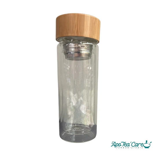 Théière Isotherme Bambou & Verre 350ml – My Bubble Tea
