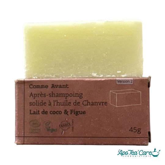 Après Shampoing à l'huile de chanvre bio Parfum lait de coco & Figue