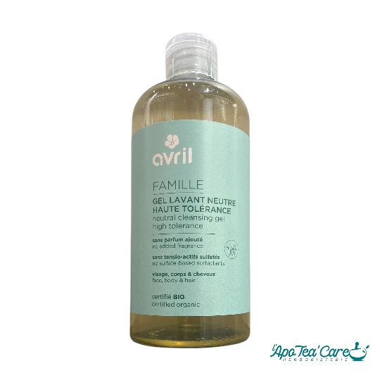 Gel lavant neutre Haute tolérance 500 ml Certifié BIO