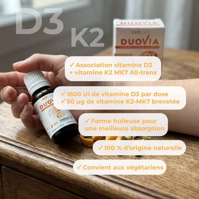 Vitamine D3 K2 Duo via