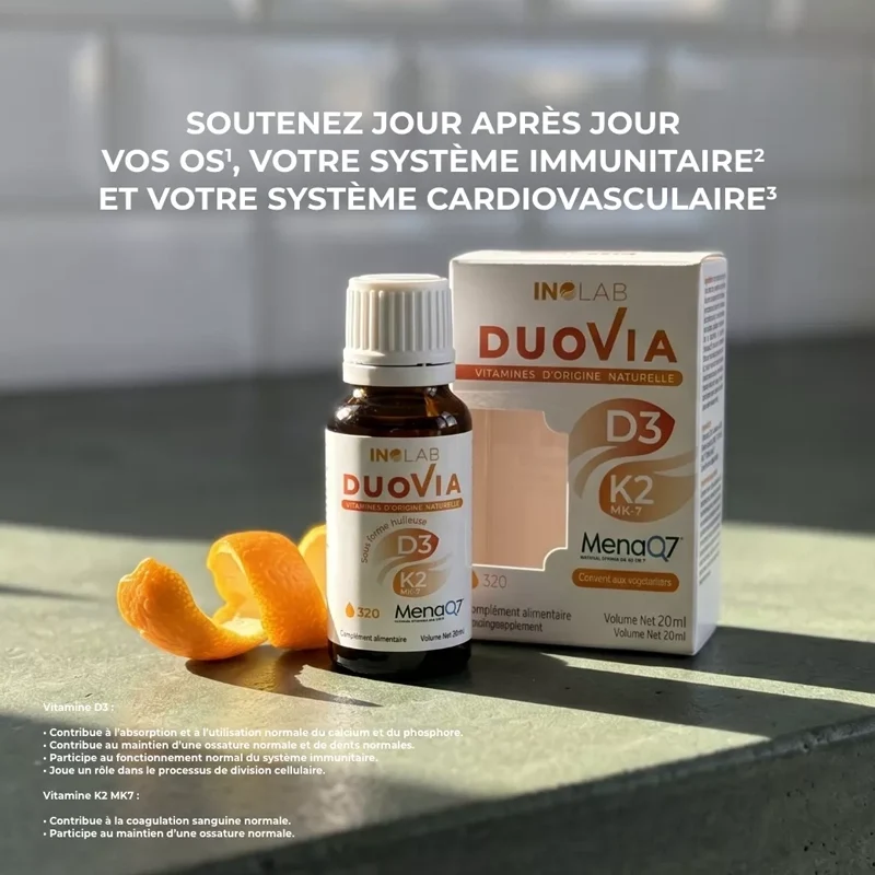 Vitamine D3 K2 Duo via