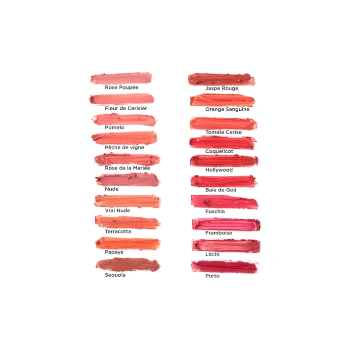 Rouge à lèvres Orange sanguine Certifié bio
