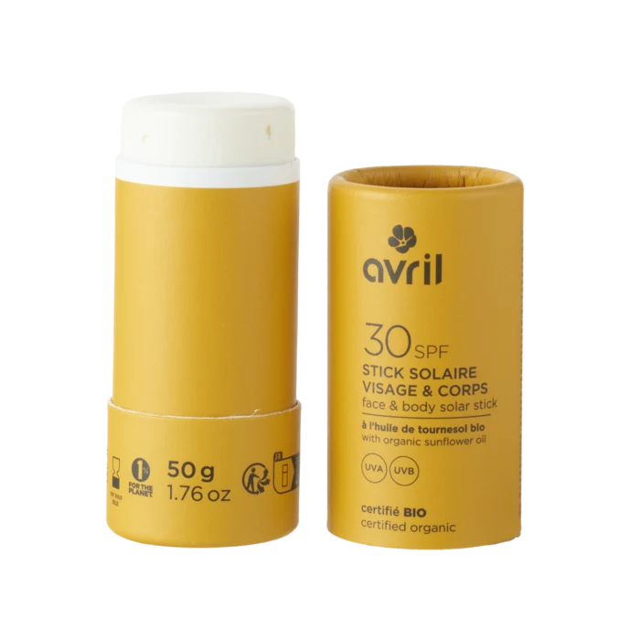 Stick solaire SPF30 50g - certifié bio