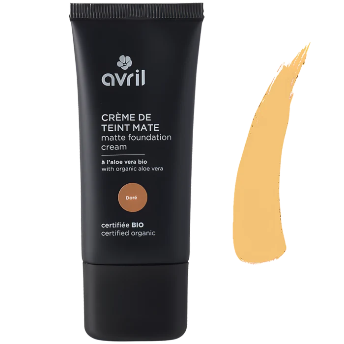 Crème de teint mate Doré 28 ml Certifiée bio