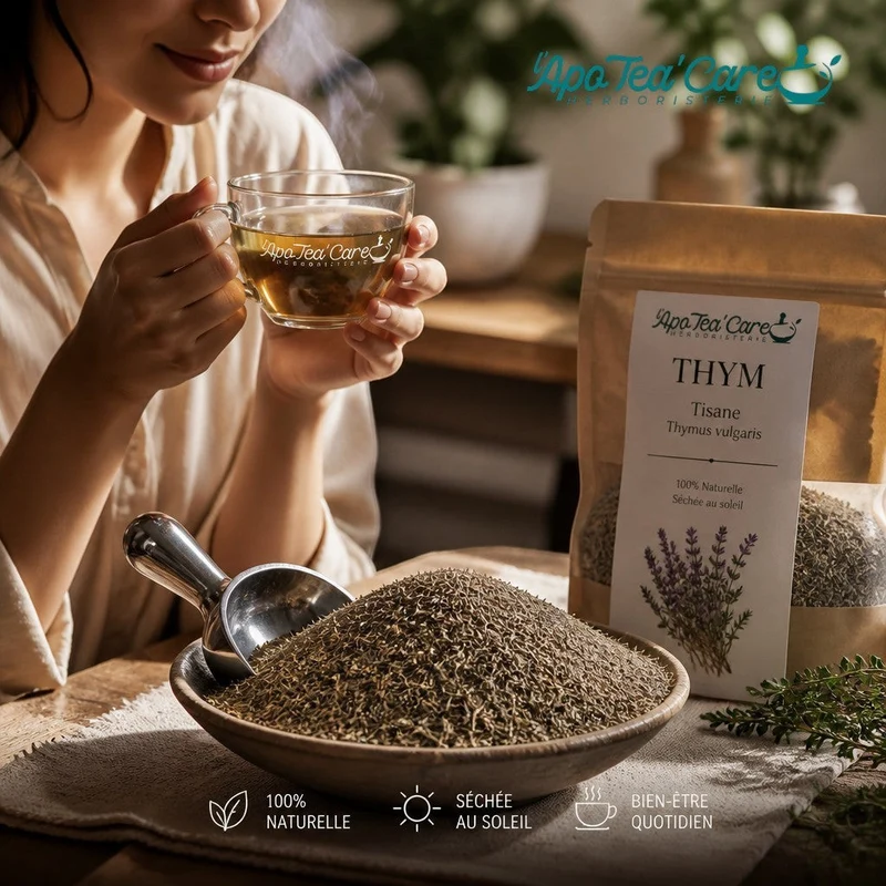 Thym Sauvage Bio Cueillette Premium - Digestion & Respiratoire