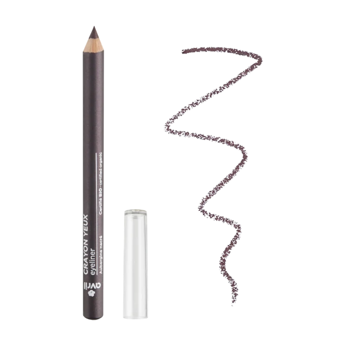 Crayon yeux Aubergine nacré certifié bio