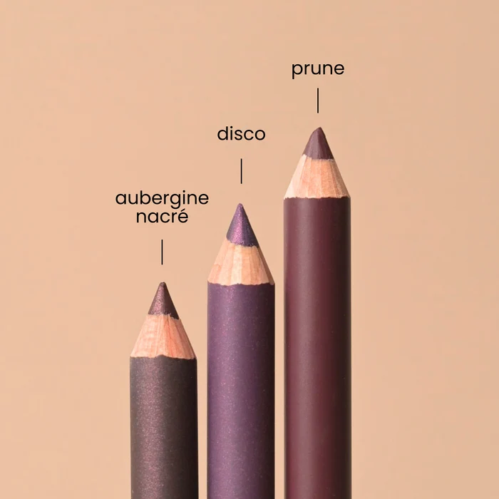 Crayon yeux Aubergine nacré certifié bio