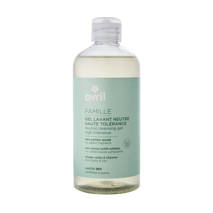 Gel lavant neutre haute tolérance 500 ml - Certifié bio