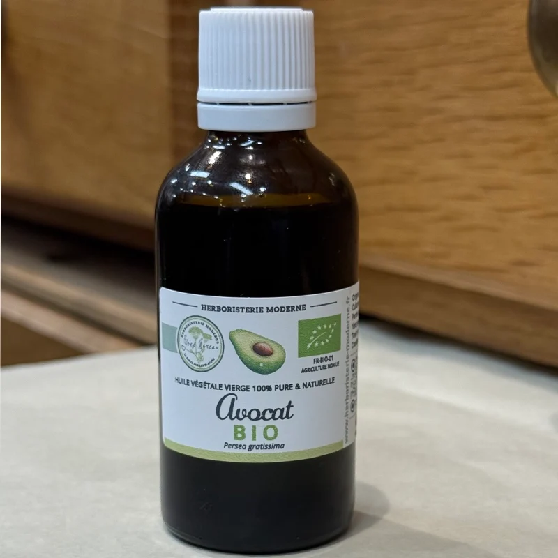 Huile végétale vierge Avocat BIO