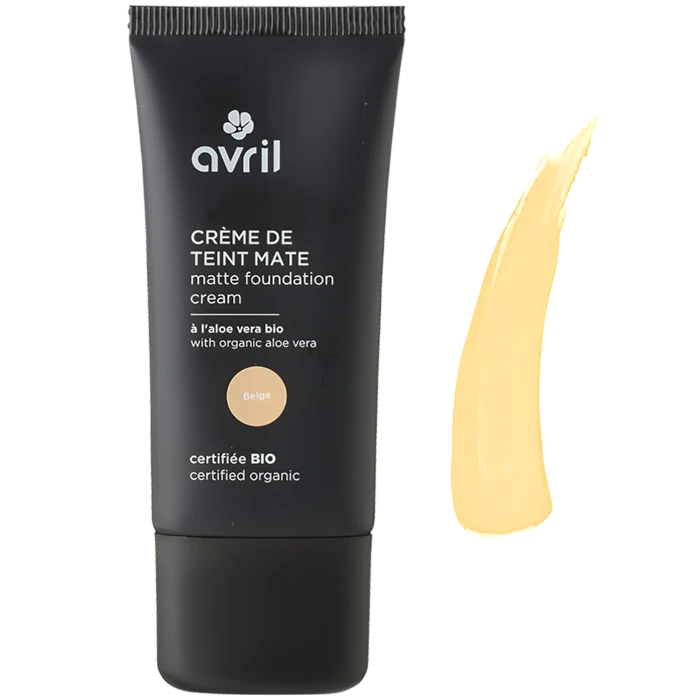 Crème de teint mate Beige 28 ml Certifiée bio