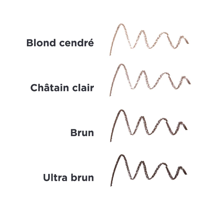 Crayon sourcils Blond Cendré Certifié bio