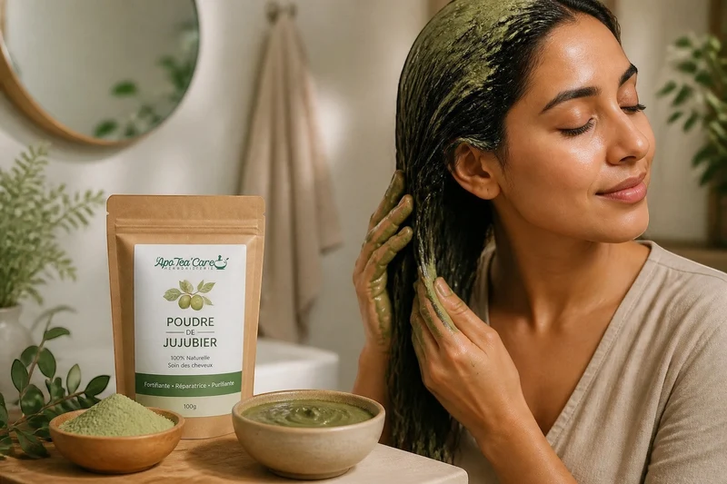 Poudre de Sidr – Jujubier | Soin naturel des cheveux
