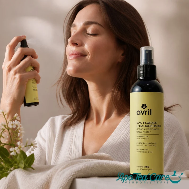 Eau florale d' Hamamélis Avril Cosmétiques Bio
