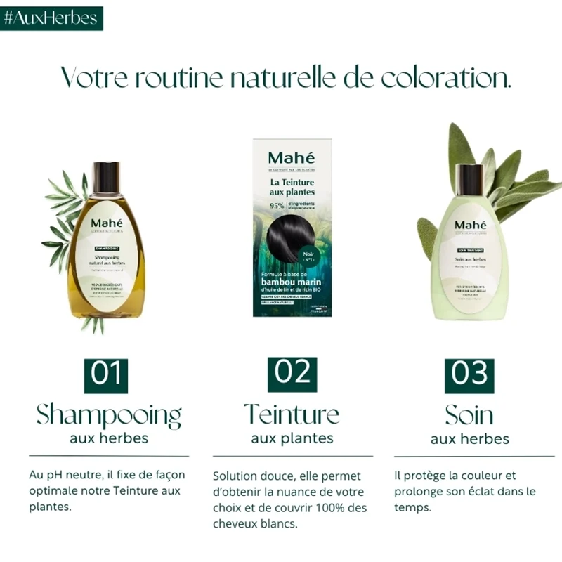 Teinture aux plantes Martine Mahé n°8 Blond clair