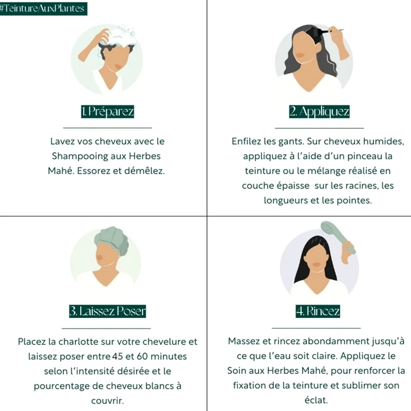 Teinture aux plantes Martine Mahé n°7 Blond