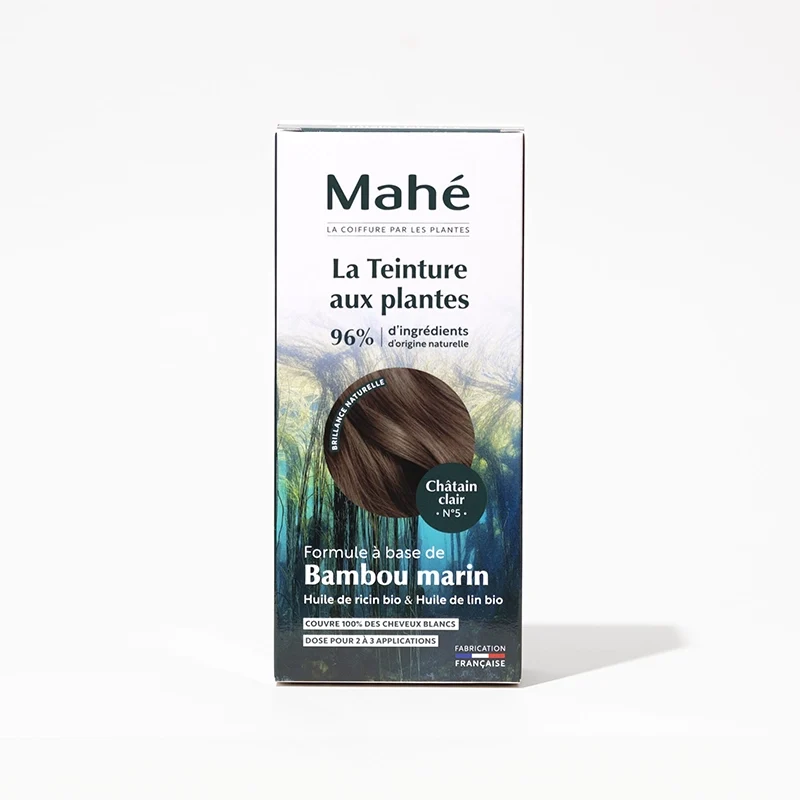 Teinture aux plantes Martine Mahé n°5 Châtain clair