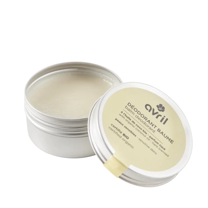 Déodorant baume peaux sensibles - parfum tiaré 85g certifié bio