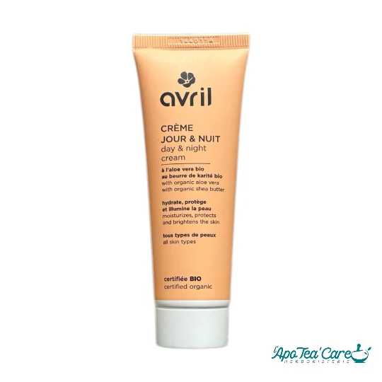 Crème Jour & Nuit Bio Avril Cosmétiques – Tous Types de Peau