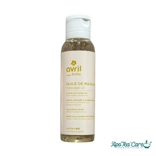 Huile de massage bébé Avril Cosmétiques Bio