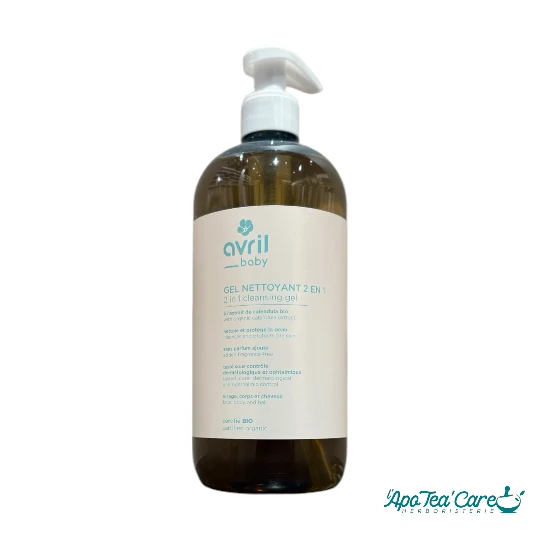 Gel nettoyant 2 en 1 bébé Avril Cosmétiques Bio