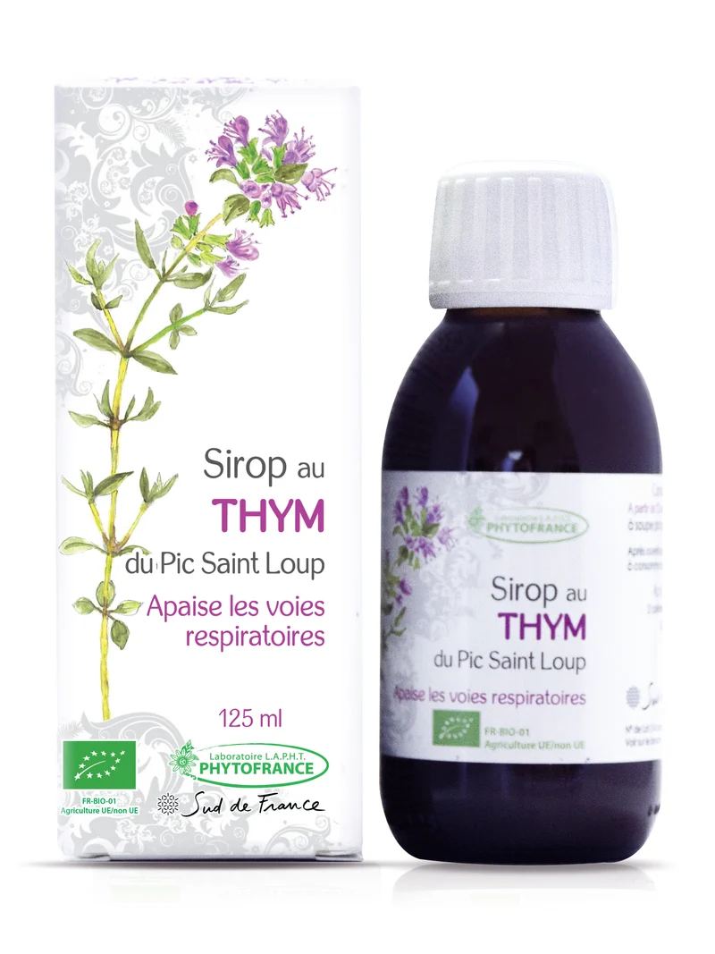 Sirop au Thym du Pic Saint Loup BIO - Voies respiratoires