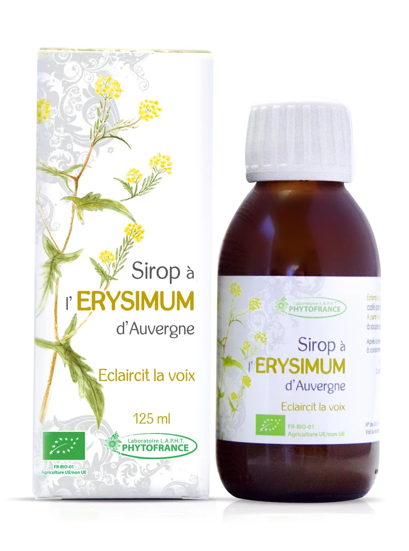 Sirop à l'Erysimum d'Auvergne BIO
