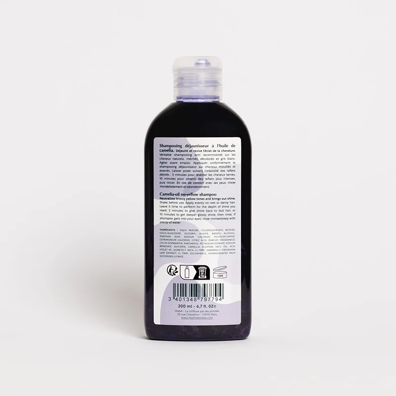 Shampoing déjaunisseur reflets lumière
