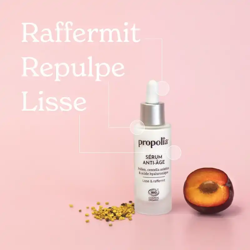 Sérum Anti-âge BIO - Pollen, centella asiatica & acide hyaluronique