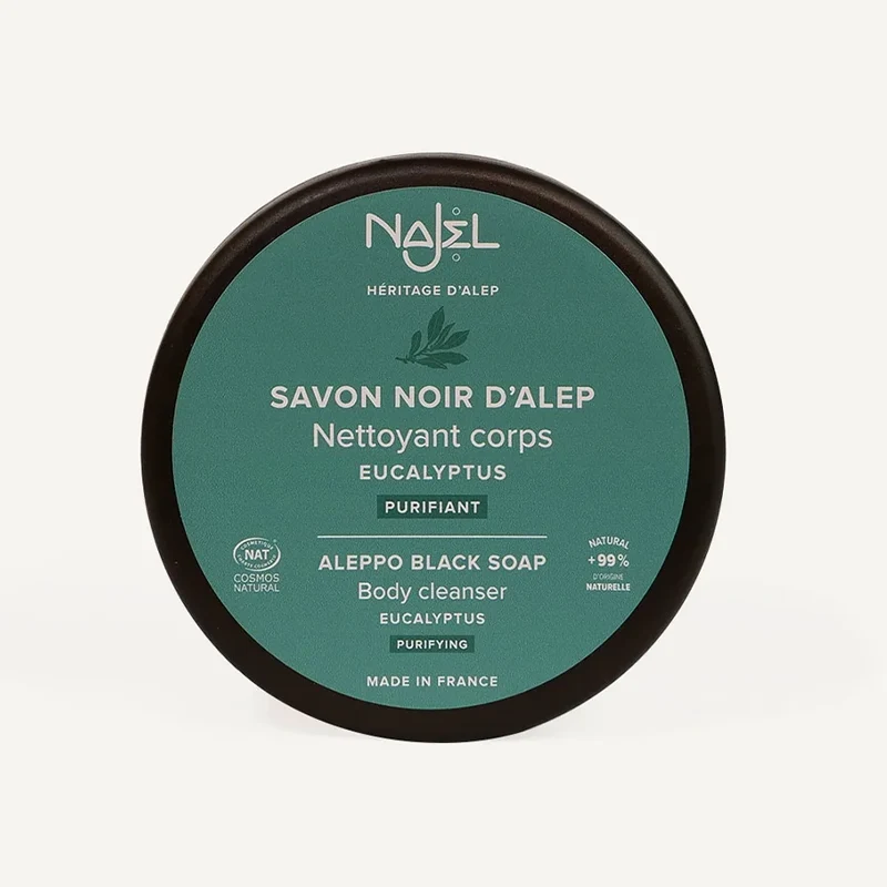 Savon noir d'Alep à l'Eucalyptus