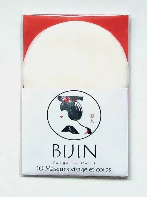 Masques en Tissu Visage & Corps Non Infusés – Papier Coton Japonais | Bijin