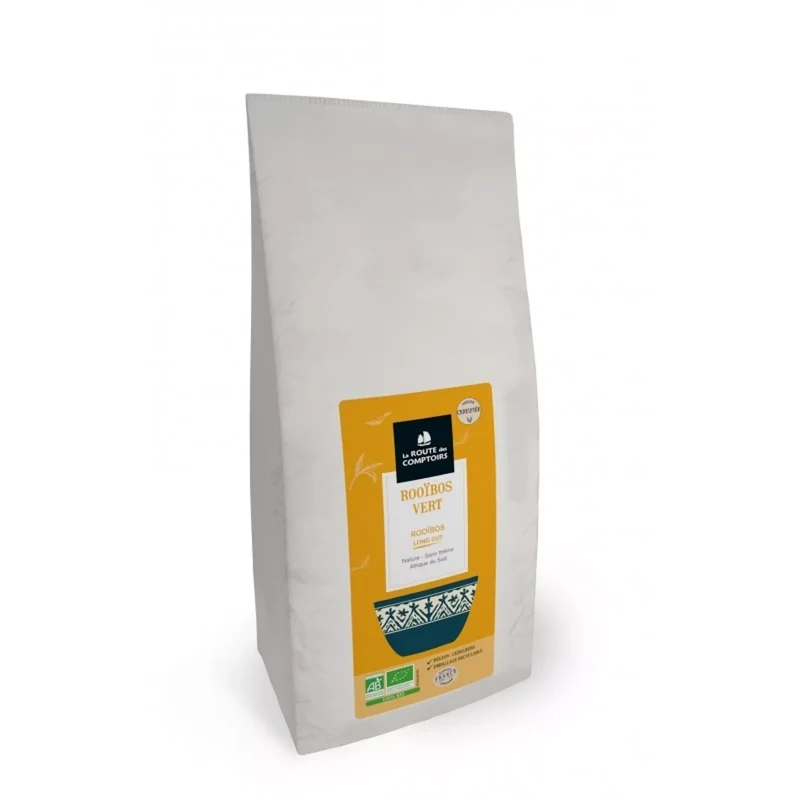 Rooibos Vert Bio Nature Afrique du Sud - Infusion Fraîche Sans Théine
