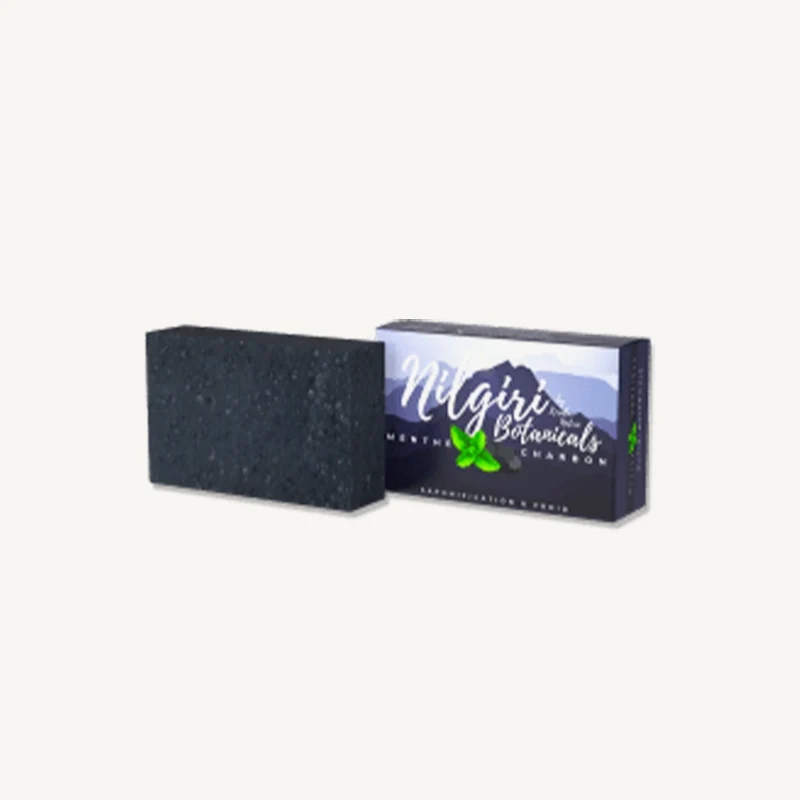 Savon Nilgiri Botanicals - Charbon Menthe