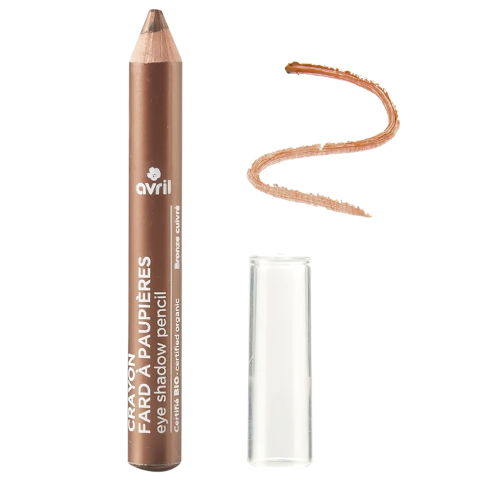 Crayon fards à paupières Bronze cuivré COSMOS Organic Ecocert