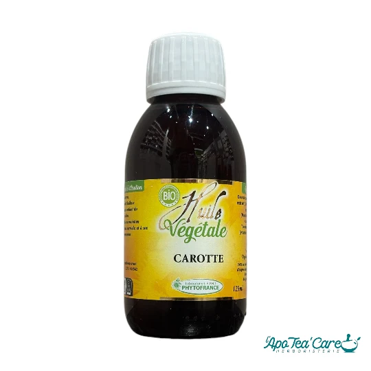Huile Végétale de Carotte Bio 125ml Phytofrance