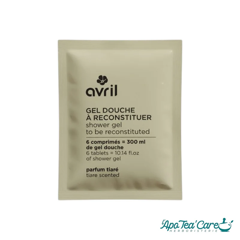 Gel Douche à Reconstituer Bio – Tiaré, Poire & Rosée du Matin | Avril Cosmétiques