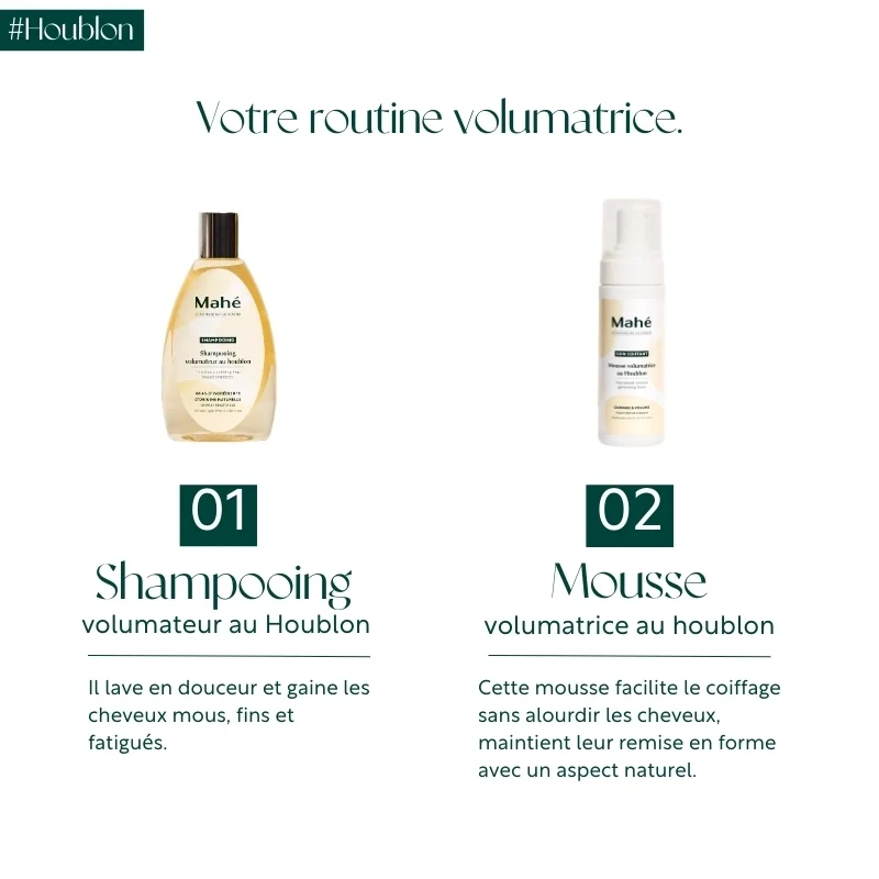 Mousse volumatrice au Houblon
