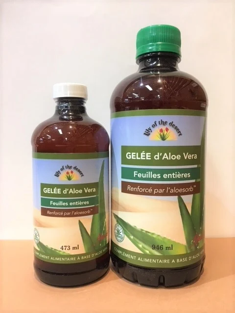 Pure Gelée Aloe Vera à boire (Feuilles entières)