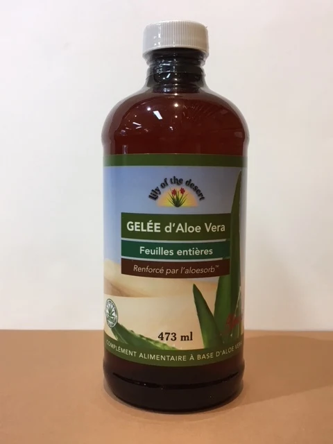 Pure Gelée Aloe Vera à boire (Feuilles entières)