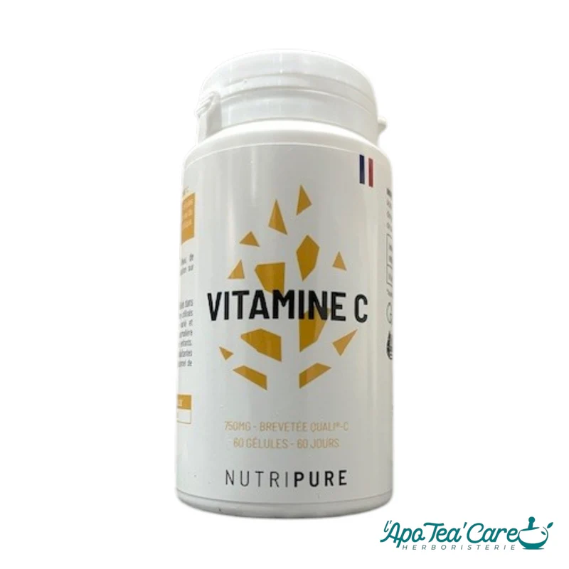 Vitamine C 60 Gélules Nutripure - Immunité, Fatigue et Antioxydant