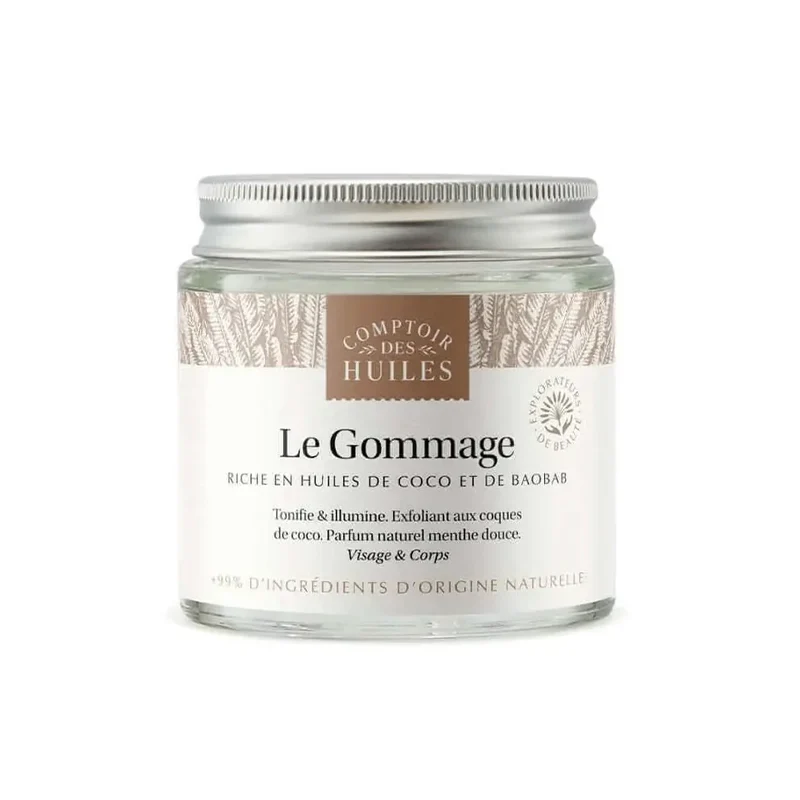 Le Gommage Riche en Huile de Coco et de Baobab