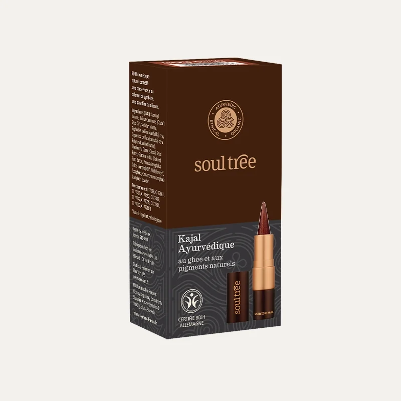 Kajal ayurvédique (crayon eye liner pour les yeux) au ghee bio et aux pigments naturels