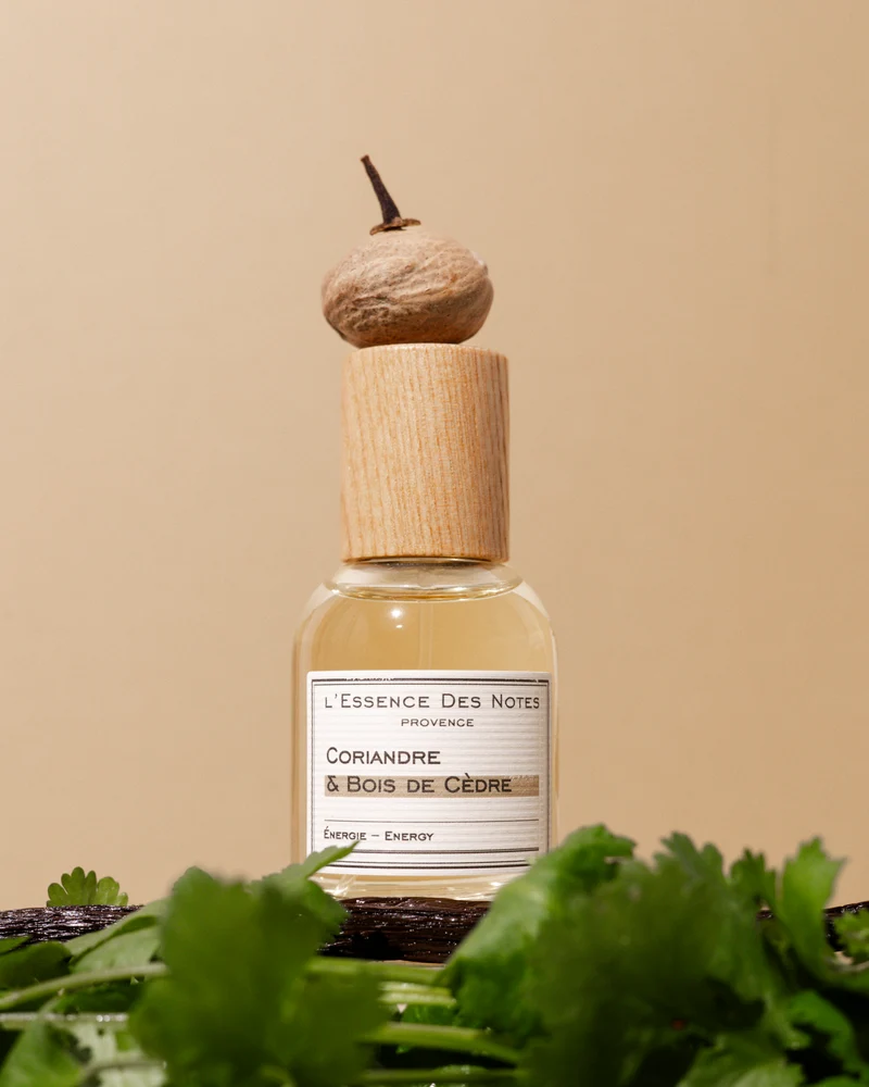 Eau de Parfum Coriandre Bois de Cèdre Énergie L'Essence des Notes